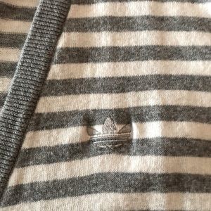 Adidas striped cardigan